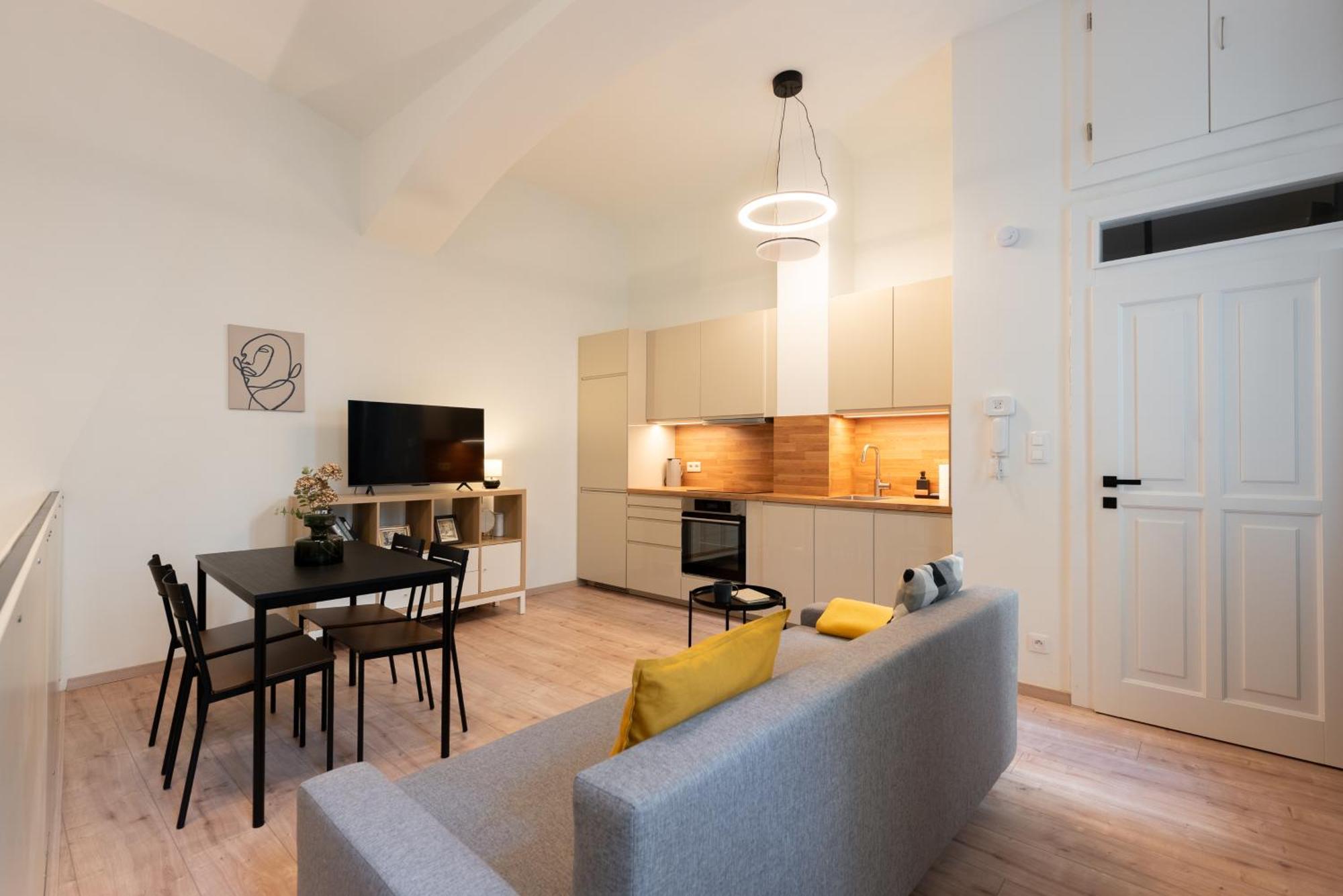 Eclectic And Design Duplex In Pragueアパートメント エクステリア 写真
