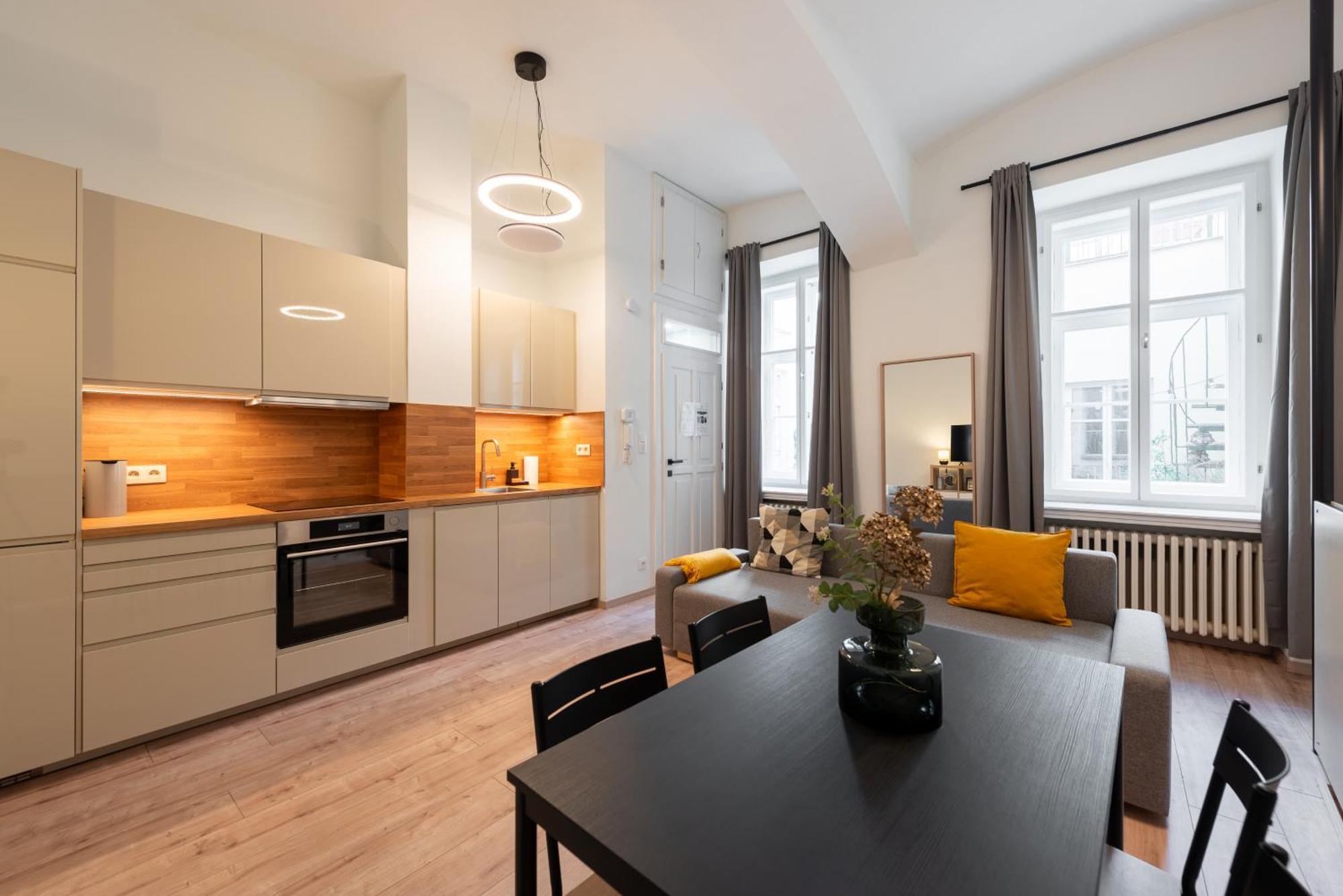 Eclectic And Design Duplex In Pragueアパートメント エクステリア 写真